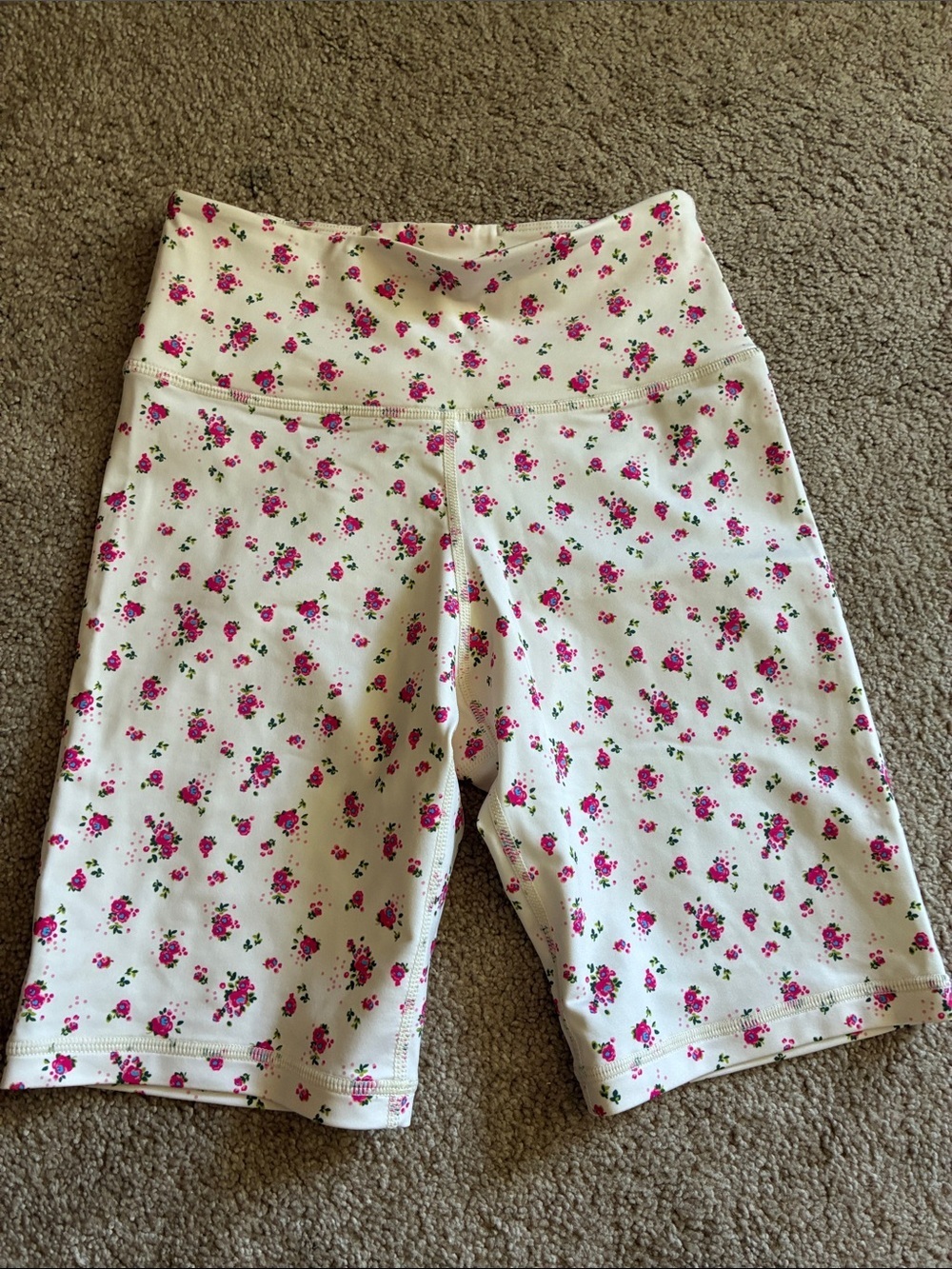 Spiritual Gangster Size Small Intent High Waisted Biker Shorts Floral size S
